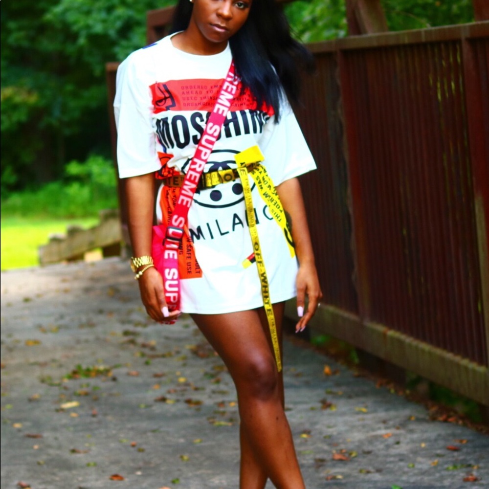 “Moschino” T-Shirt dress